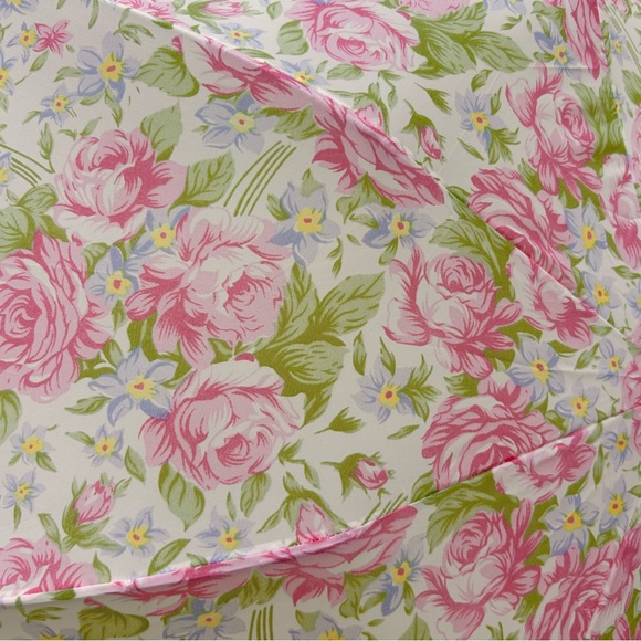 Pink Rose Floral Umbrella And Matching Tote - Picture 3 of 10